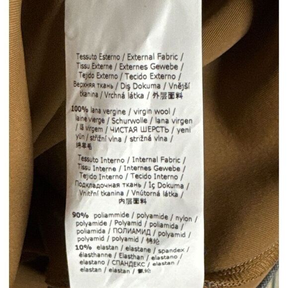 Max Mara Ginnata Wool Midi Dress Size 8 Front Zip Sheath Dark Gray NWT - Picture 14 of 16